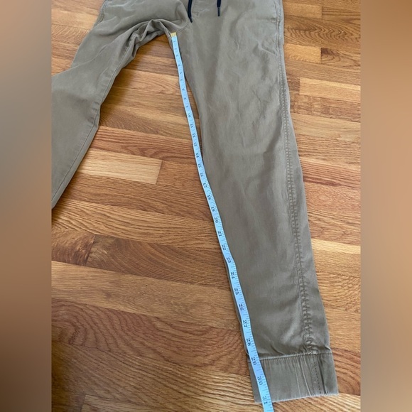 Hollister Pants Mens Size Medium Tall Jogger Advanced Stretch Beige Tan Khaki - Picture 10 of 11